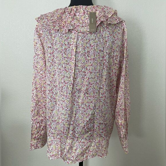NWT J.Crew Ruffle Top  - Picture 5 of 8